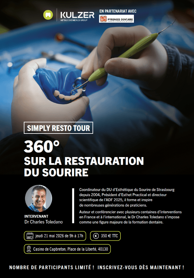 Affiche formation restauration du sourire